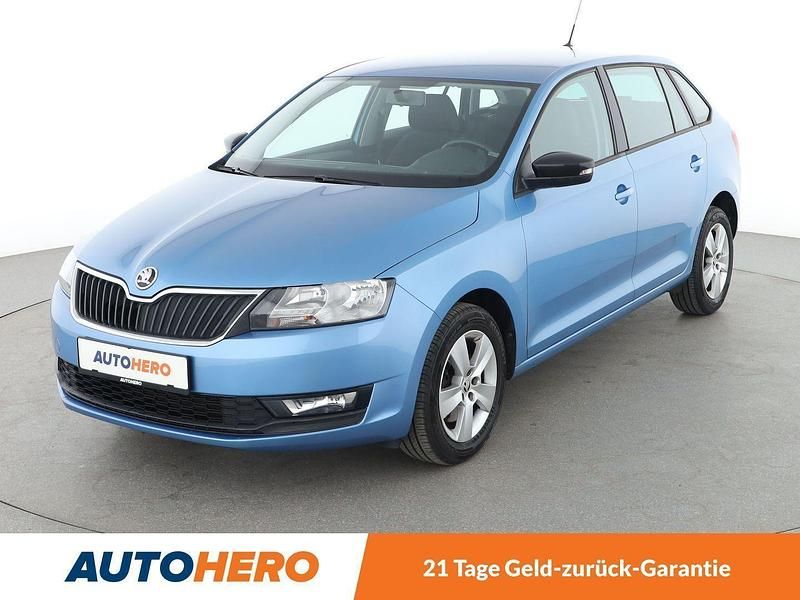 Blau Gebraucht 2018 Skoda Rapid Ambition Limousine | 11.540 € (Fairer Preis) - Bild 1/3