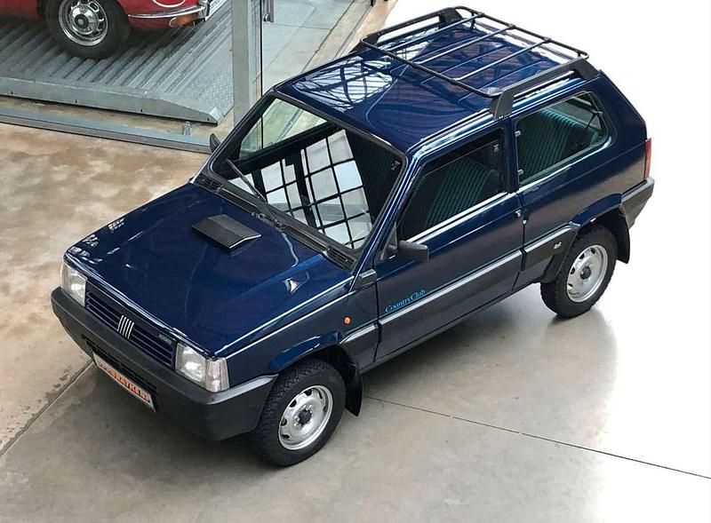 Dunkelblaumetallic Gebraucht 1993 Fiat Panda 4x4 Club Kleinwagen | 16.900 € - Bild 1/4