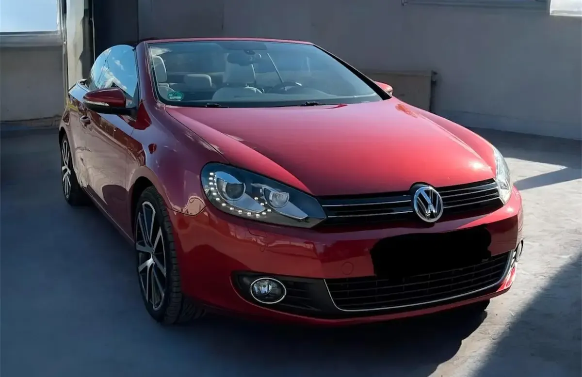 Gebraucht VW Golf Cabriolet 160 PS (117 kW) 2012 Rot Cabrio