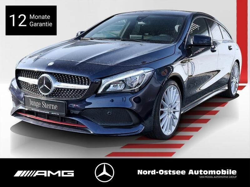 Blau Gebraucht 2017 Mercedes CLA250 Shooting Brake AMG Kombi | 24.990 € (Fairer Preis) - Bild 1/4