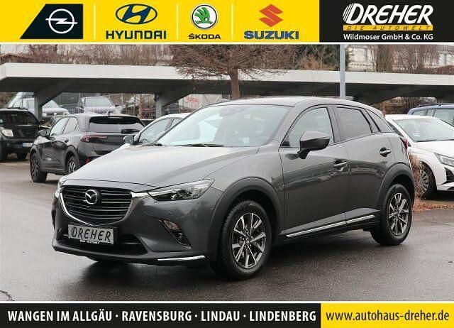 Machine gray Gebraucht 2019 Mazda CX-3 Sports-Line SUV | 16.980 € (Fairer Preis) - Bild 1/4