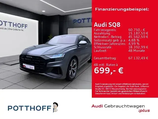 Gebraucht Audi SQ8 Advanced Plus 435 PS (319 kW) 2020 SUV