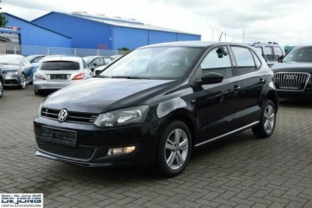 Gebraucht VW Polo Match 69 PS (50 kW) 2013 Schwarz metallic
