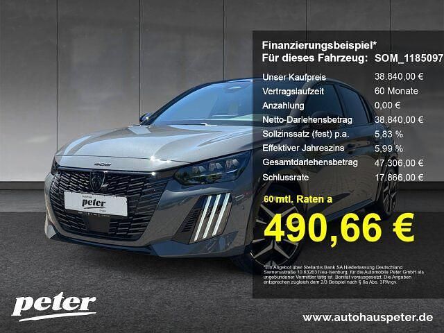 Met. selenium grau Gebraucht 2025 Peugeot e-208 GTi Kleinwagen | 38.840 € - Bild 1/4