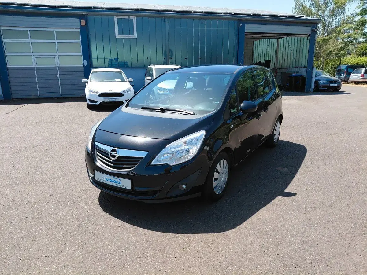 Gebraucht Opel Meriva Edition 101 PS (74 kW) 2010 Schwarz Van / Kleinbus