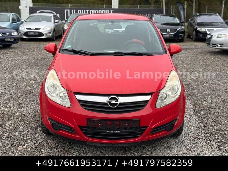 Gebraucht Opel Corsa Selection 80 PS (58 kW) 2009 Rot Kleinwagen