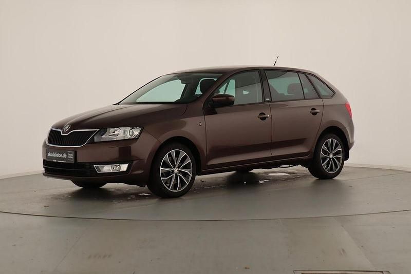 Topazbraun metallic Gebraucht 2015 Skoda Rapid Limousine | 10.489 € (Fairer Preis) - Bild 1/4