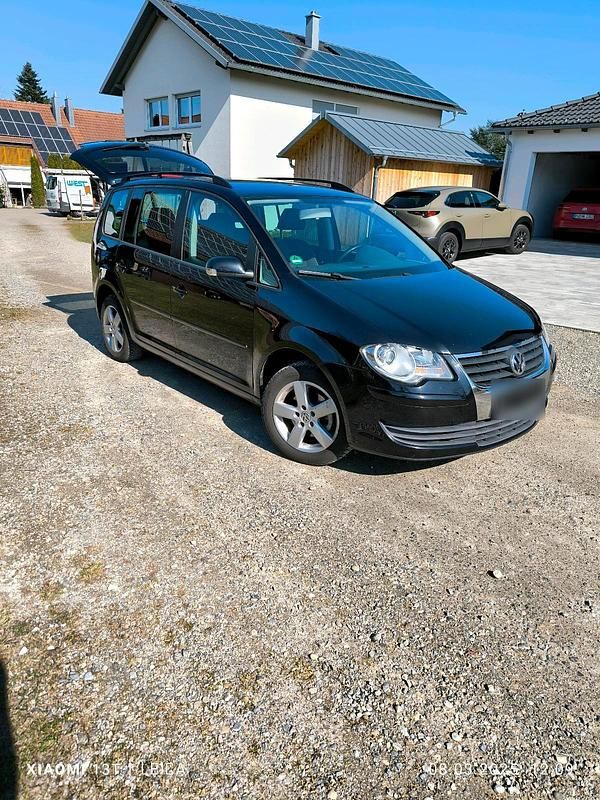 Gebraucht VW Touran 105 PS (77 kW) 2007 Schwarz Van / Kleinbus