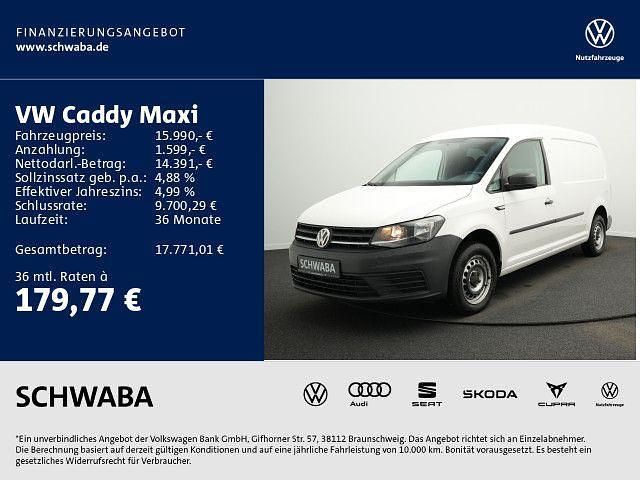 Gebraucht VW Caddy Maxi Basis 102 PS (75 kW) 2020 Weiß Van / Kleinbus