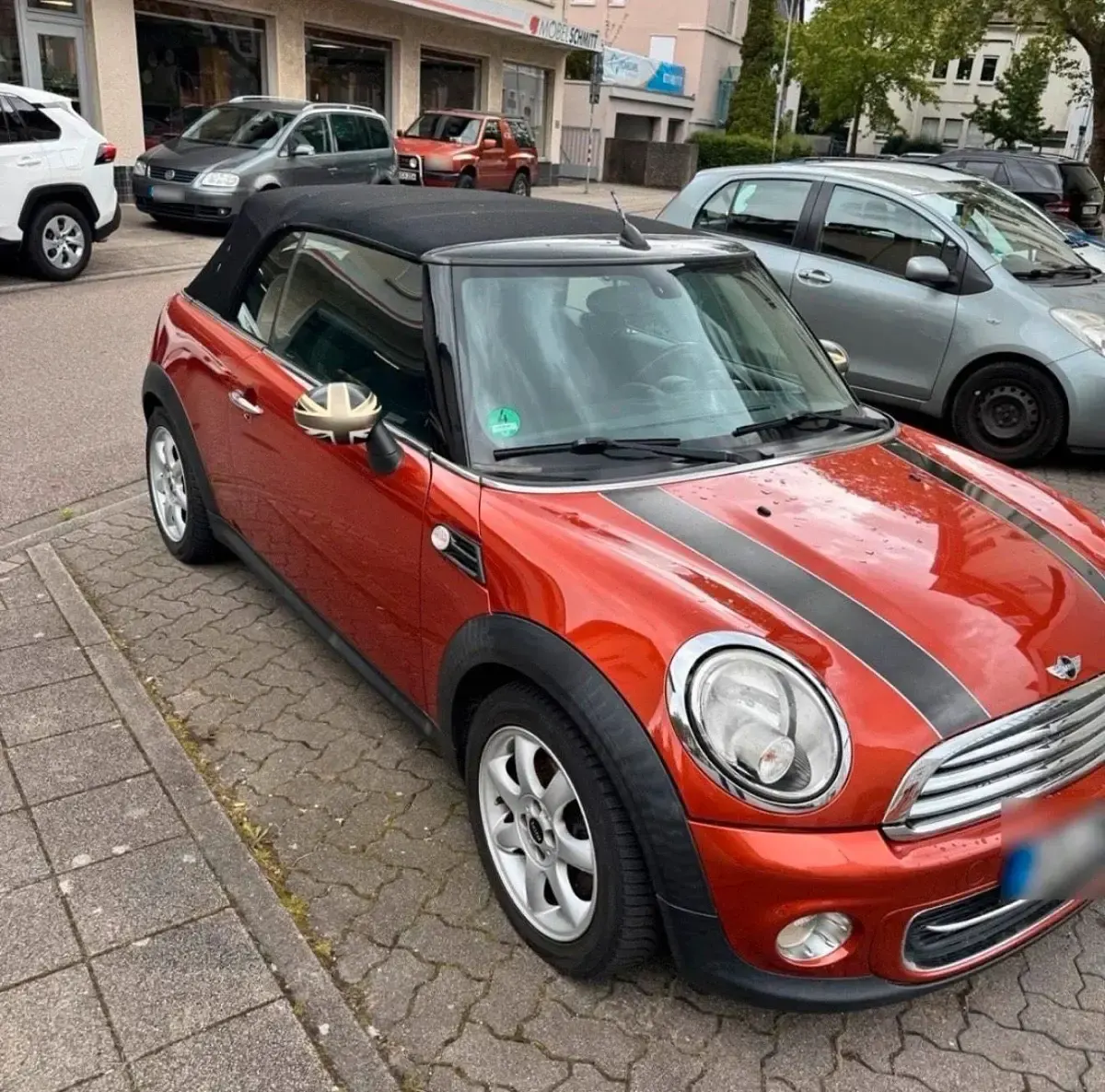 Gebraucht Mini Cooper Cabriolet 122 PS (89 kW) 2011 Orange Cabrio