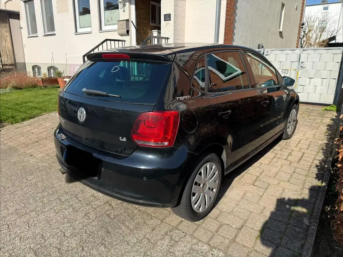 Gebraucht VW Polo Edition 60 PS (44 kW) 2010 Schwarz Kleinwagen