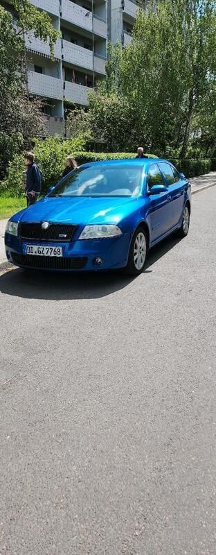 Blau Gebraucht 2007 Skoda Octavia vRS Limousine | 4.999 € (Etwas zu teuer) - Bild 1/4