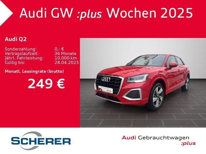 Progressivrot metallic Gebraucht 2024 Audi Q2 Advanced SUV | 28.990 € (Superpreis) - Bild 1/4