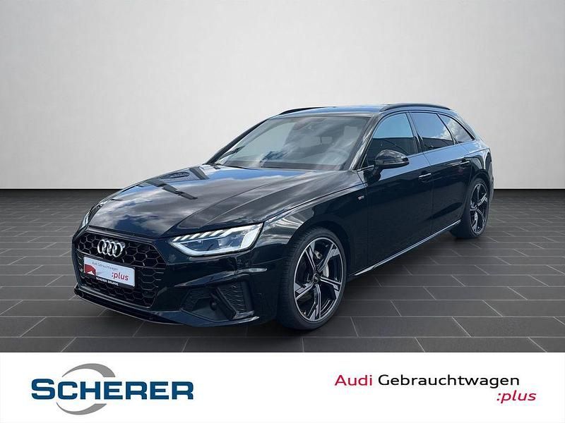 Schwarz (metallic) Gebraucht 2021 Audi A4 Business Kombi | 28.890 € (Etwas zu teuer) - Bild 1/4