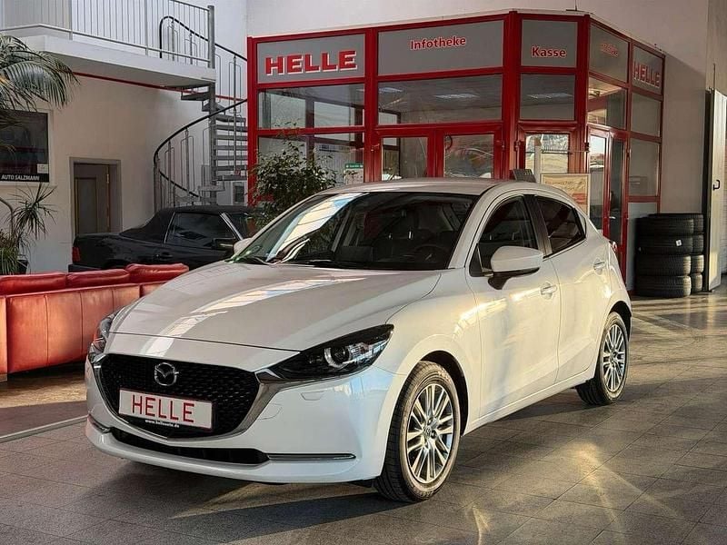 Gebraucht Mazda 2 Homura-Line 90 PS (66 kW) 2022 Snowflake white pearl (metallic) Kleinwagen