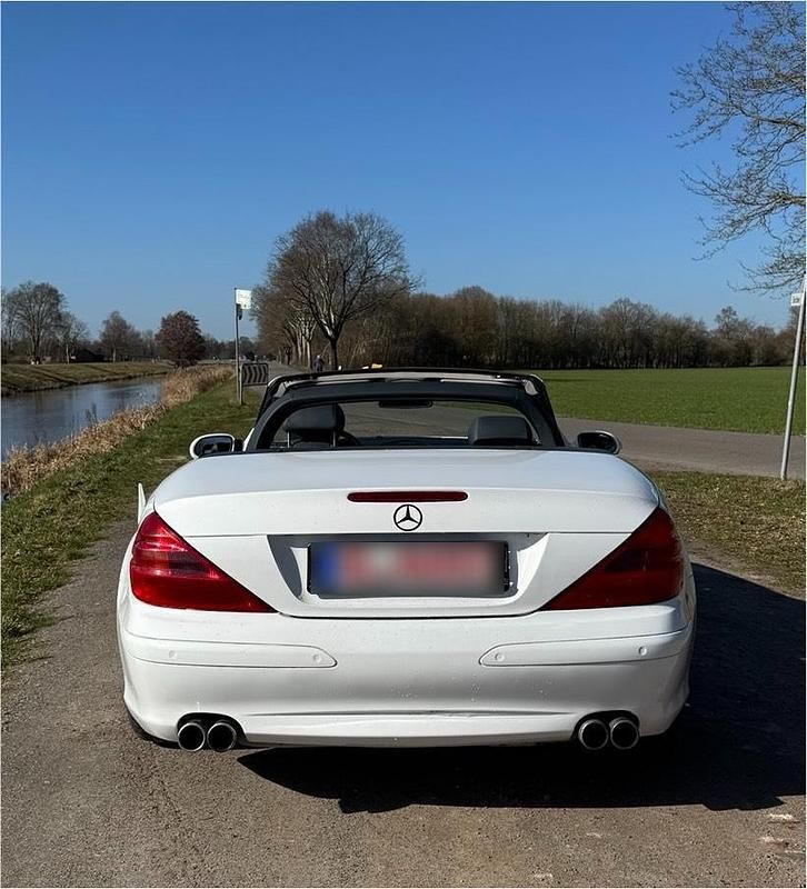 Gebraucht Mercedes SL500 306 PS (225 kW) 2003 Weiß Cabrio