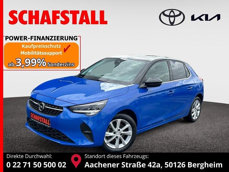 Lackierung voltaic blue met/ty Gebraucht 2023 Opel Corsa Elegance Kleinwagen | 16.449 € (Guter Preis) - Bild 1/3