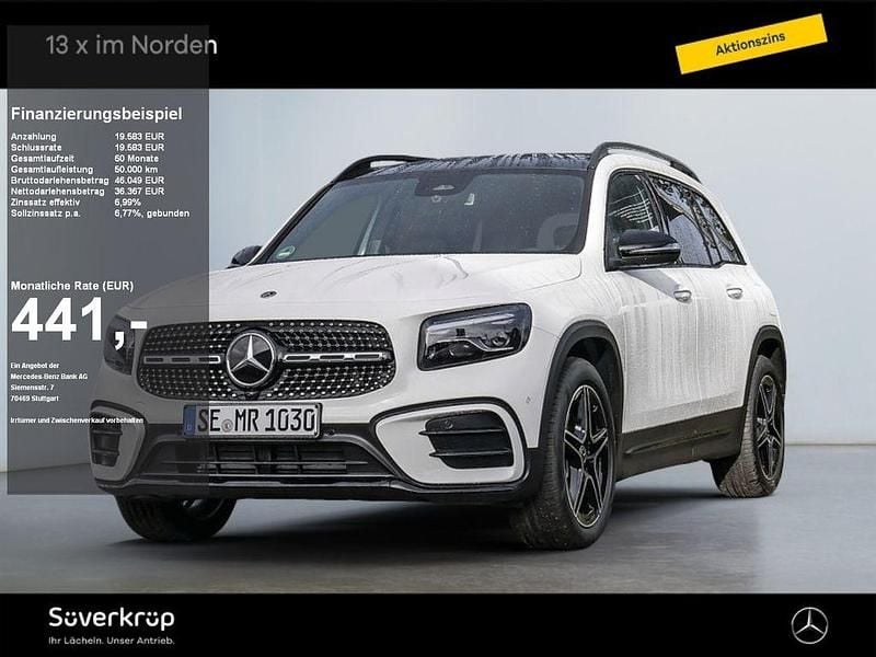 Weiß Gebraucht 2025 Mercedes GLB220 AMG SUV | 55.950 € - Bild 1/4