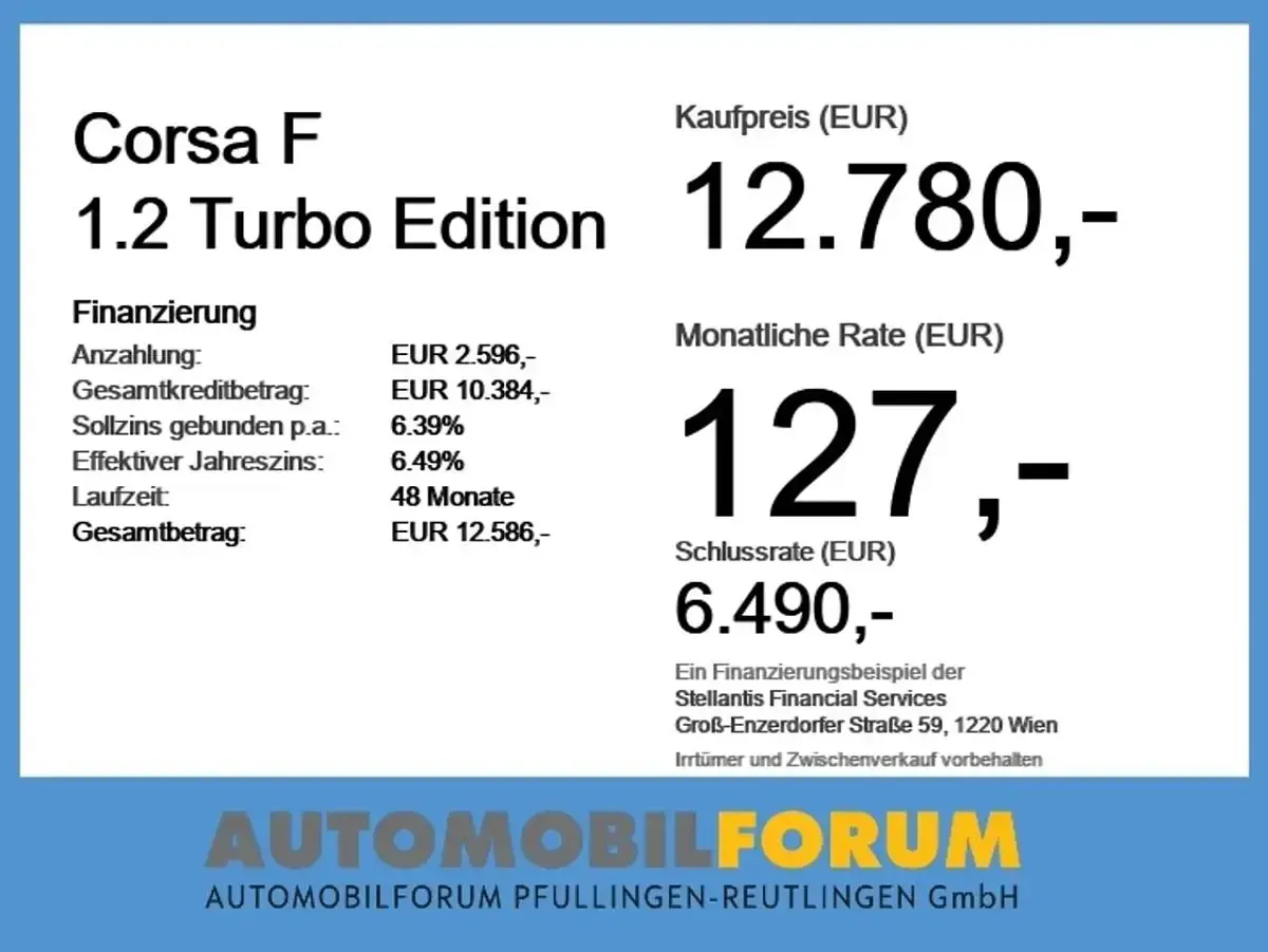 Gebraucht Opel Corsa Edition 101 PS (74 kW) 2023 Diamant schwarz/karbon schwarz Kleinwagen