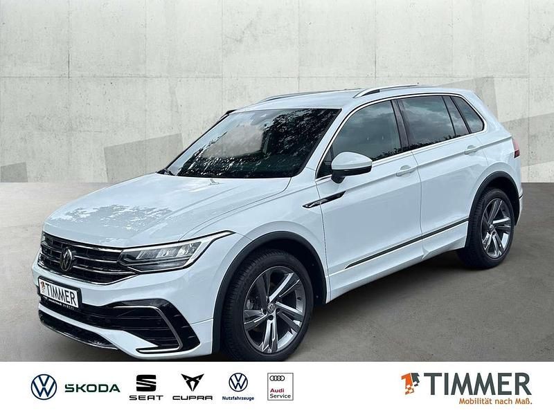 Pure white Gebraucht 2024 VW Tiguan R-line SUV | 37.800 € (Guter Preis) - Bild 1/4
