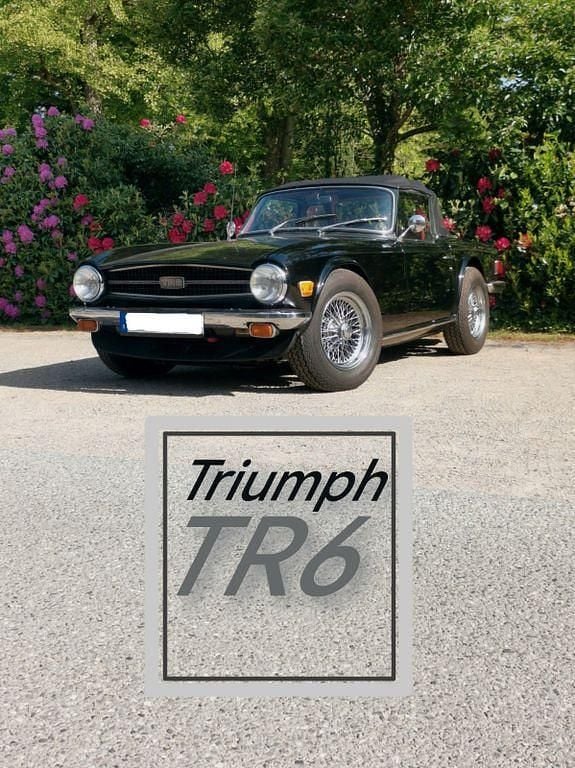 Schwarz Gebraucht 1976 Triumph TR6 Cabrio | 22.222 € - Bild 1/4