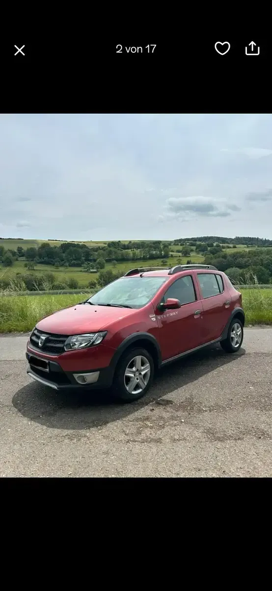 Gebraucht Dacia Sandero Stepway 90 PS (66 kW) 2013 Rot Kleinwagen