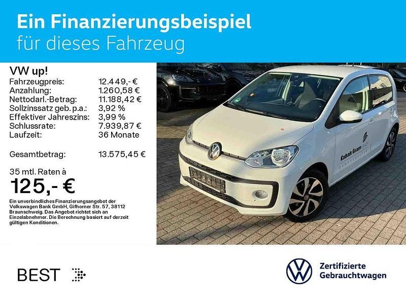 Gebraucht VW up! Active 65 PS (47 kW) 2021 Pure white Kleinwagen