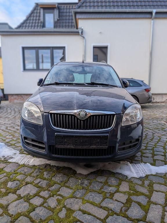 Gebraucht Skoda Roomster Plus Edition 69 PS (50 kW) 2009 Blau Van / Kleinbus