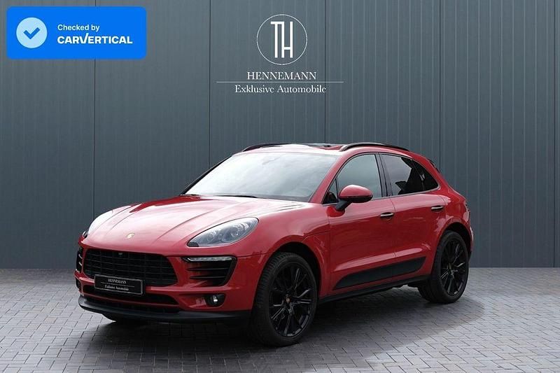 Gebraucht Porsche Macan 252 PS (185 kW) 2018 Karminrot SUV