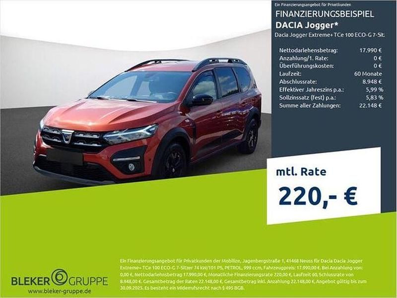 Braun Gebraucht 2022 Dacia Jogger Extreme Van / Kleinbus | 15.980 € (Fairer Preis) - Bild 1/3