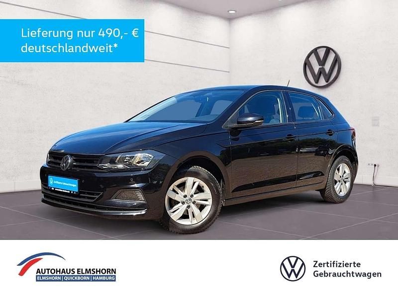 Deep black perleffekt Gebraucht 2018 VW Polo Comfortline Kleinwagen | 15.320 € (Fairer Preis) - Bild 1/3