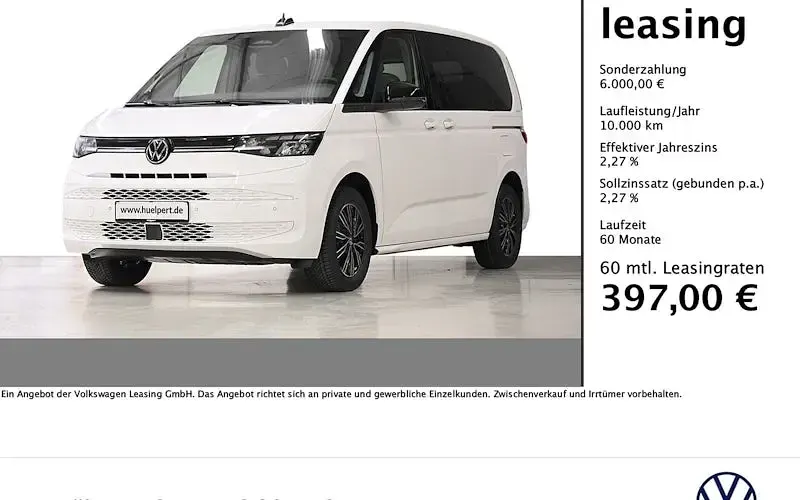 Neu VW Multivan 204 PS (150 kW) 2026 Weiß Van / Kleinbus