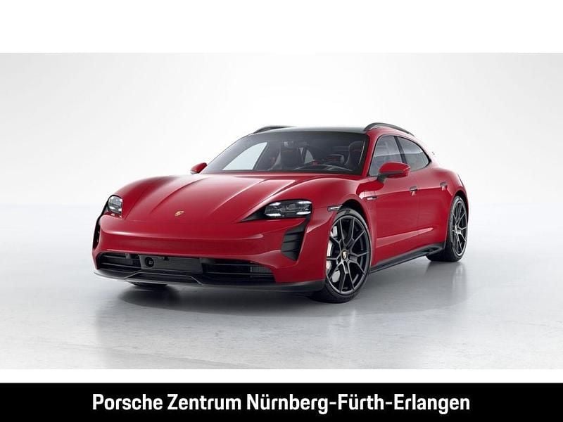 Rot Gebraucht 2022 Porsche Taycan GTS Sport Turismo Limousine | 76.990 € (Superpreis) - Bild 1/4