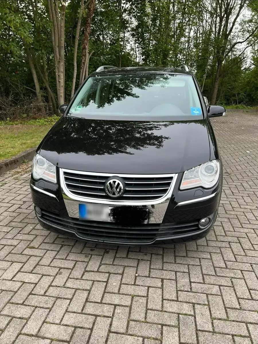 Gebraucht VW Touran Highline 140 PS (102 kW) 2007 Schwarz Van / Kleinbus