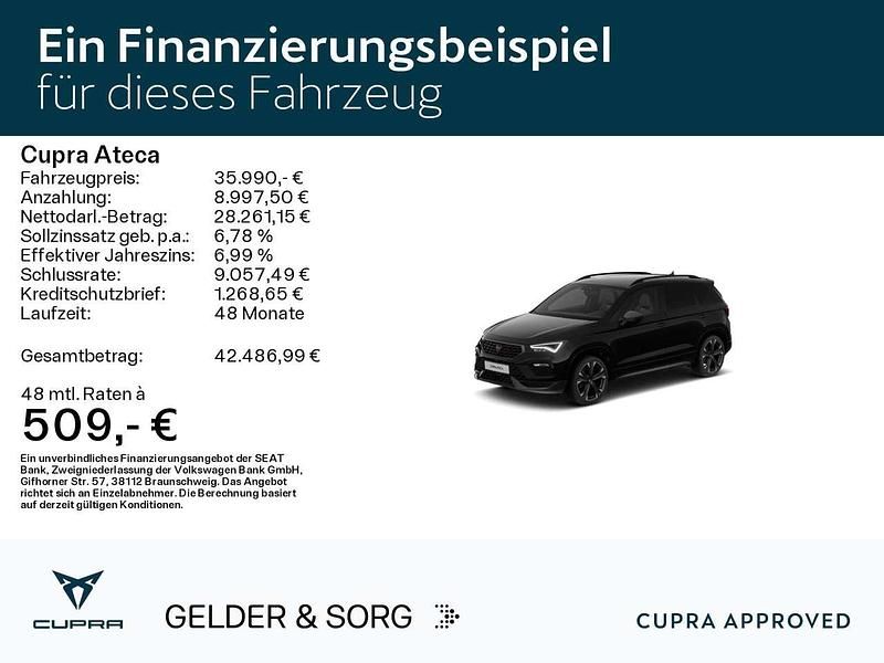 Gebraucht Cupra Ateca 190 PS (139 kW) 2025 Schwarz SUV