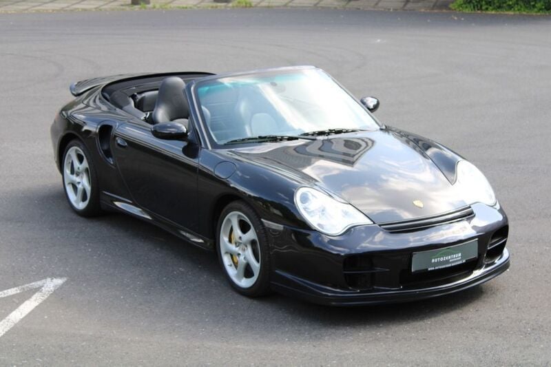 Schwarz Gebraucht 2005 Porsche 911 Turbo S Cabriolet Cabrio | 79.990 € - Bild 1/4
