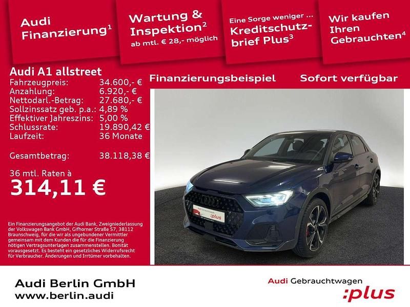Navarrablau metallic Gebraucht 2024 Audi A1 Ambiente Kleinwagen | 34.600 € (Teuer) - Bild 1/3