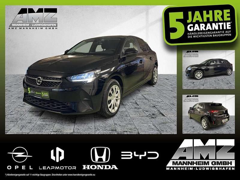 Gebraucht Opel Corsa-e Edition 100 kW (136 PS) 2022 Diamant schwarz/karbon schwarz Kleinwagen