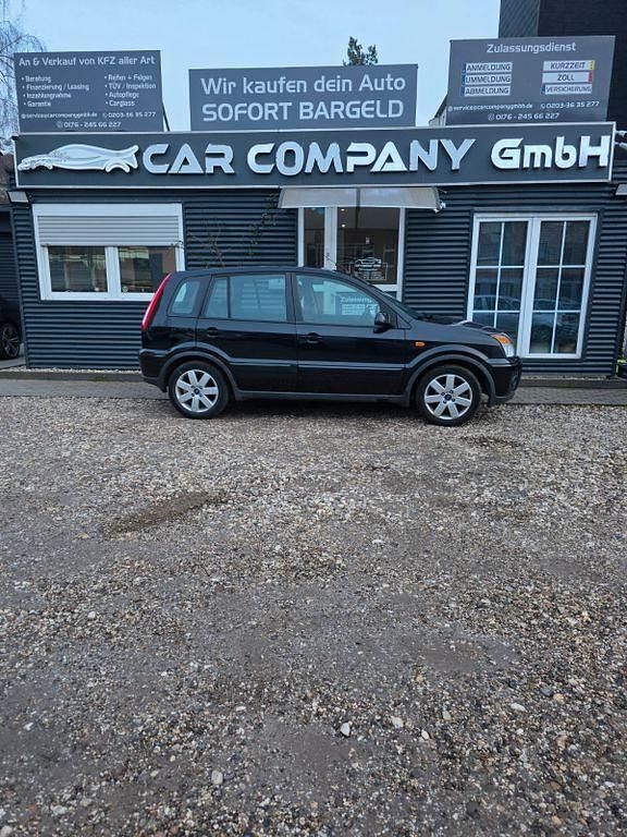 Gebraucht Ford Fusion 101 PS (74 kW) 2008 Schwarz Kleinwagen