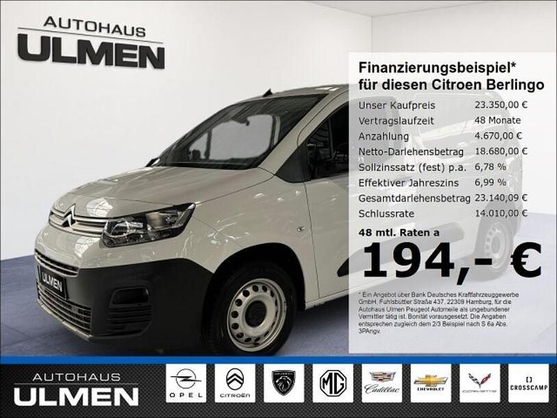 Weiss Gebraucht 2023 Citroën Berlingo Van / Kleinbus | 23.350 € (Fairer Preis) - Bild 1/4