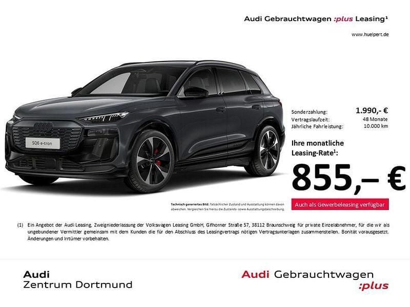 Grau Gebraucht 2024 Audi SQ6 e-tron Sport SUV | 83.944 € (Superpreis) - Bild 1/4