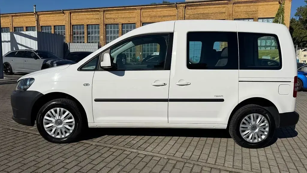 Gebraucht VW Caddy Team 102 PS (75 kW) 2015 Weiß Van / Kleinbus