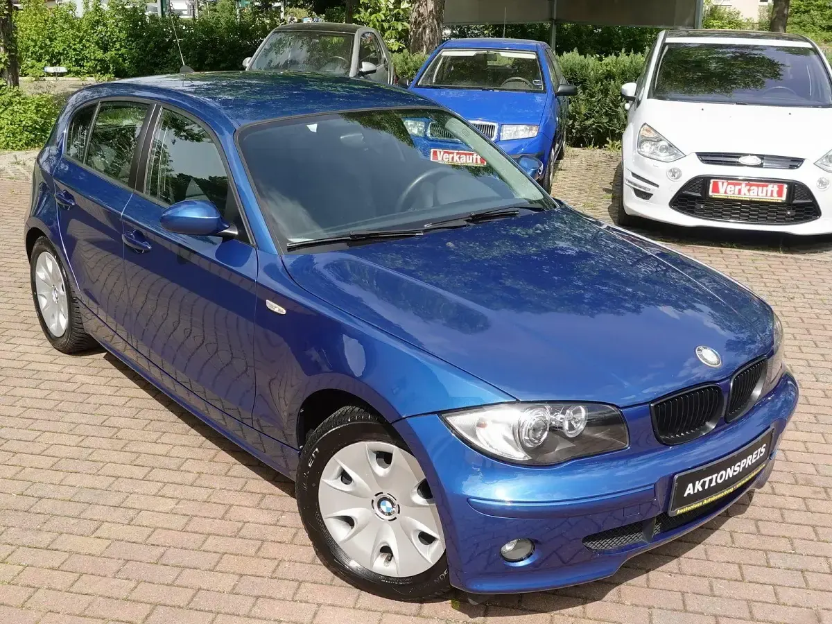 Gebraucht BMW 116 116 PS (85 kW) 2007 Blau Kleinwagen
