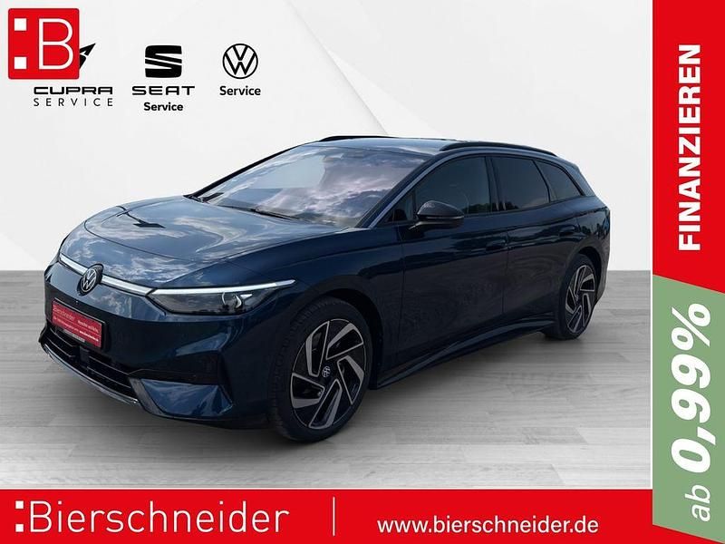 Blau Gebraucht 2024 VW ID.7 Pro Limousine | 49.450 € (Teuer) - Bild 1/4