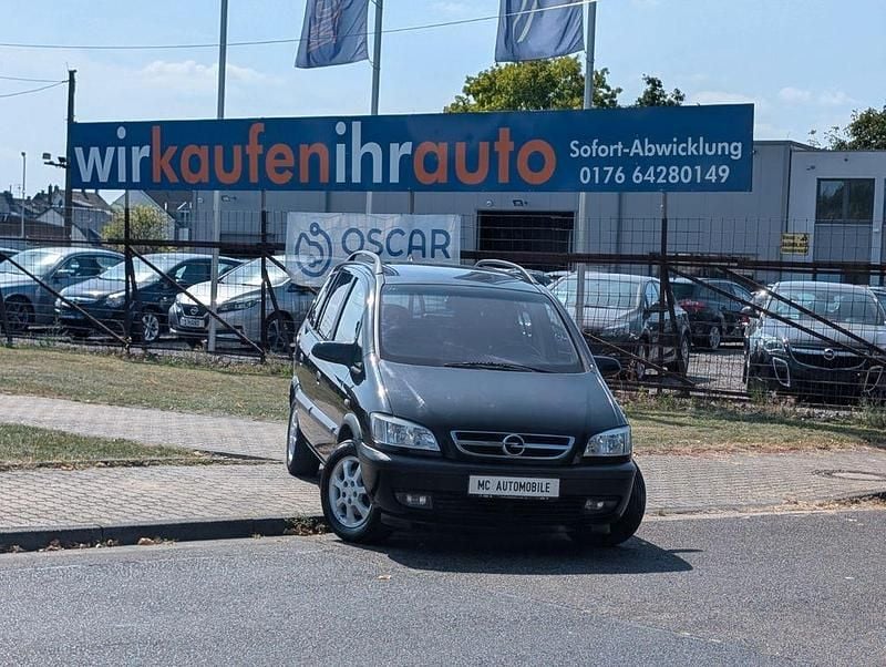 Schwarz Gebraucht 2001 Opel Zafira Elegance Van / Kleinbus | 1.299 € (Guter Preis) - Bild 1/4