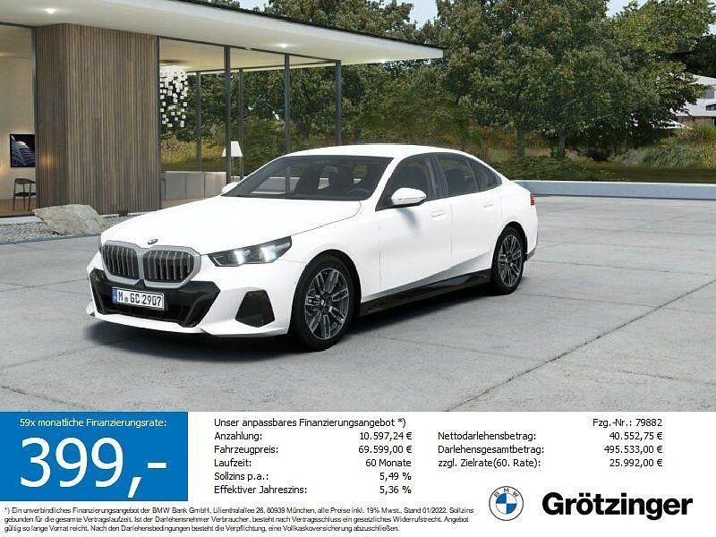 Weiß Neu 2025 BMW 520 M Sport Limousine | 52.349 € (Superpreis) - Bild 1/4