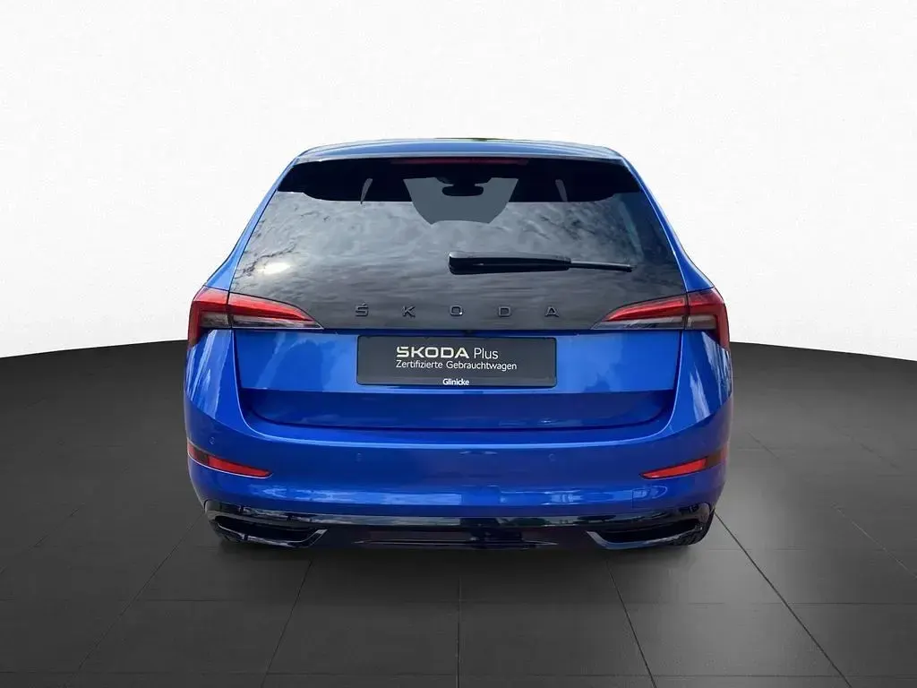 Gebraucht Skoda Scala Monte Carlo 110 PS (80 kW) 2021 Raceblau metallic Kleinwagen