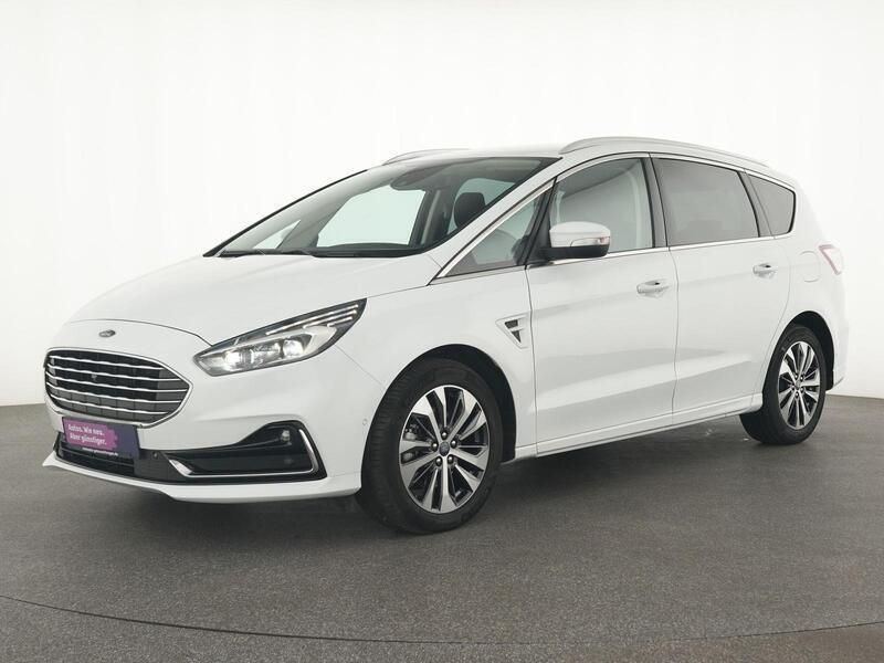Weiss Gebraucht 2022 Ford S-MAX Titanium Van / Kleinbus | 31.675 € (Teuer) - Bild 1/4