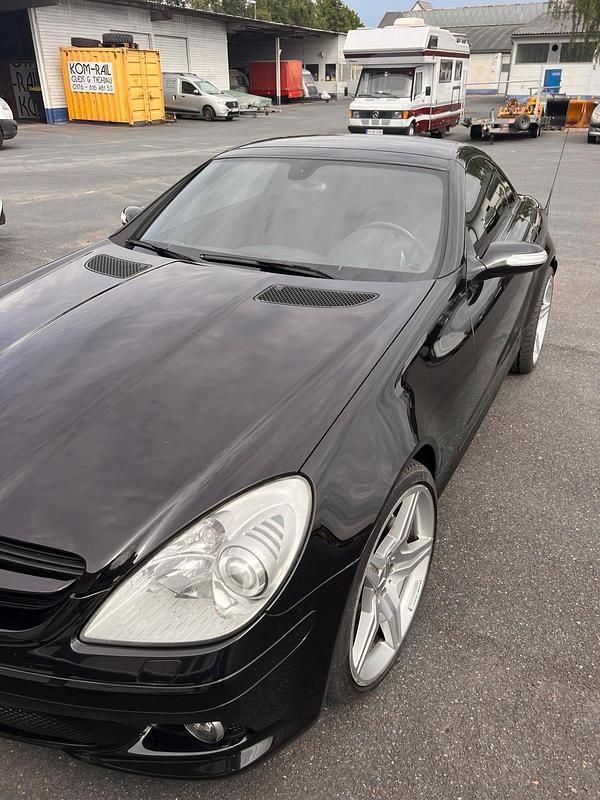 Schwarz Gebraucht 2005 Mercedes SLK350 Cabrio | 8.250 € (Superpreis) - Bild 1/4
