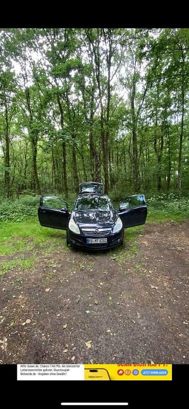 Gebraucht Opel Corsa Sport 90 PS (66 kW) 2008 Schwarz Kleinwagen